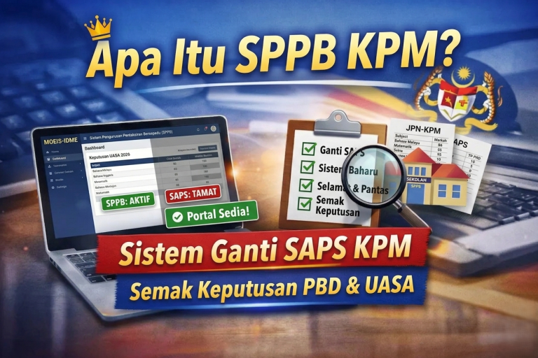 Apa itu SPPB KPM sistem ganti SAPS untuk semakan keputusan UASA dan PBD