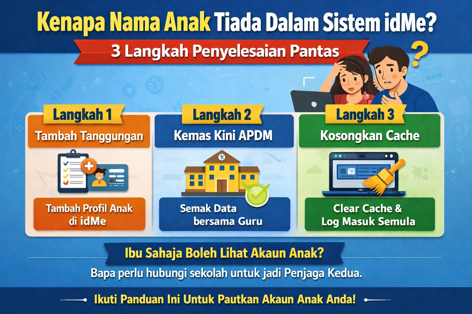 Nama Anak Tiada Dalam Sistem idMe