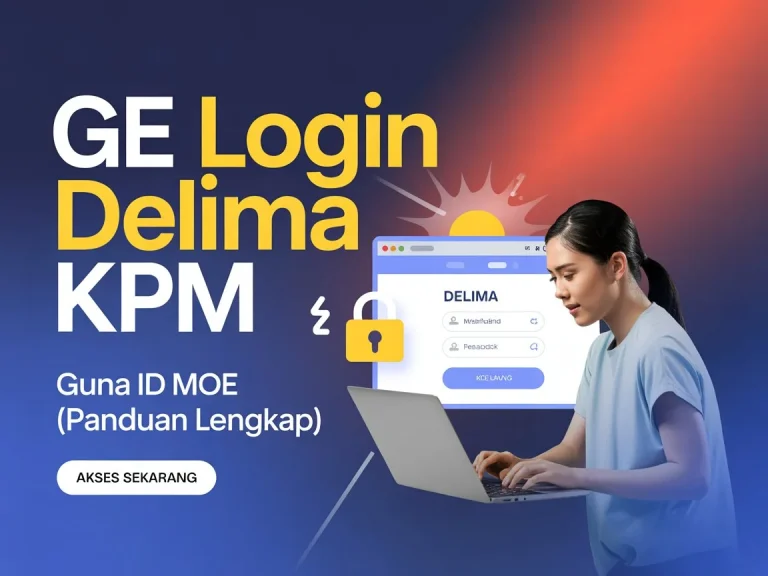 Login DELIMa KPM panduan guna ID MOE dengan paparan portal DELIMa 2.0 dan langkah log masuk untuk pelajar dan guru Malaysia