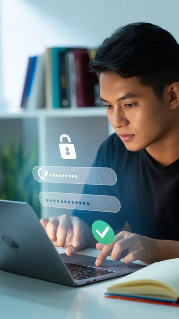 Cara reset password email MOE untuk akses ID DELIMa murid dengan paparan skrin pemulihan kata laluan pada portal DELIMa